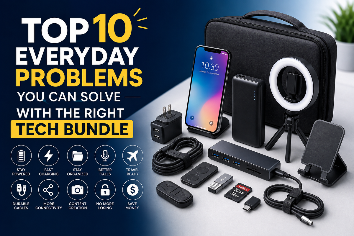 Top 10 Everyday Problems You Can Solve with the Right Tech Bundle
